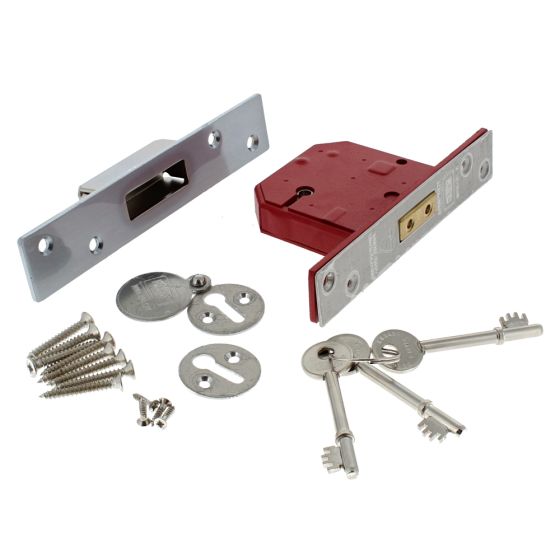 Union 2134E British Standard 5 Lever Mortice Deadlock