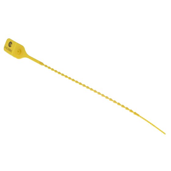 Yellow Security Seal (8kg) 220mm x 2.6mm, 100 Pack