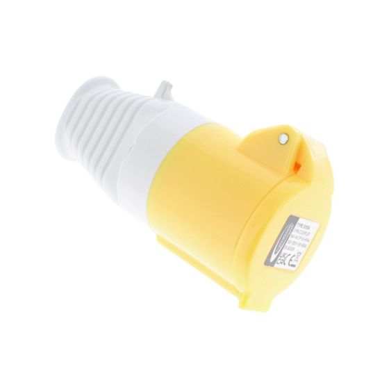 16Amp Low Voltage Trailing Socket 110v (Yellow)