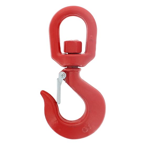 Alloy Steel Swivel Hook w/ Safety Catches, S.W.L 4.5 Tonnes