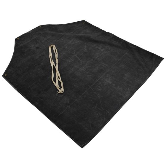 Waxed Canvas Apron, Size: 41" x 35", Heavyweight c/w Apron Tie