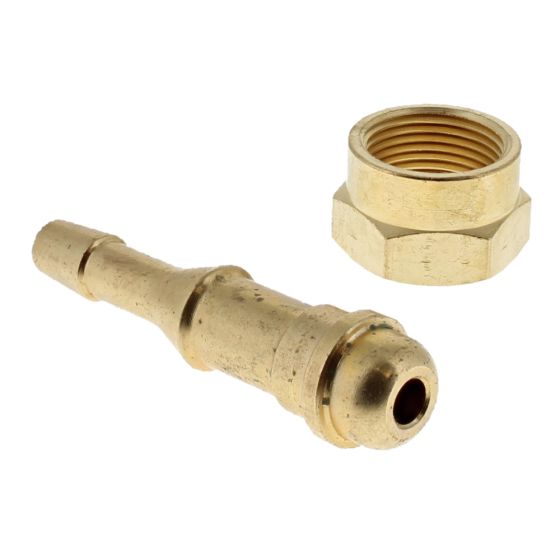 Hose nipple M14 x 5 or 8mm - Sievert Hose Fittings - 200 7915