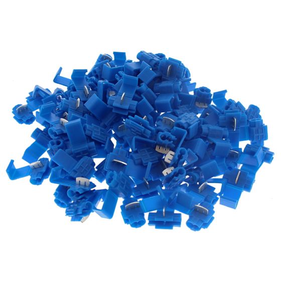 Tap Connector (Blue) Range: 1.0 - 1.5sq.mm - 100 Pack