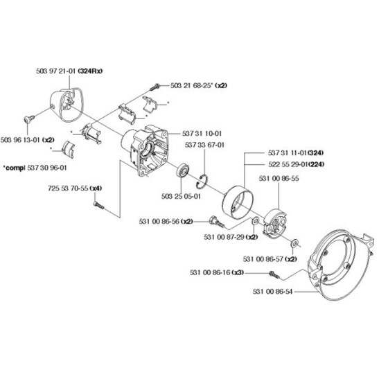 Clutch for Husqvarna 224 L