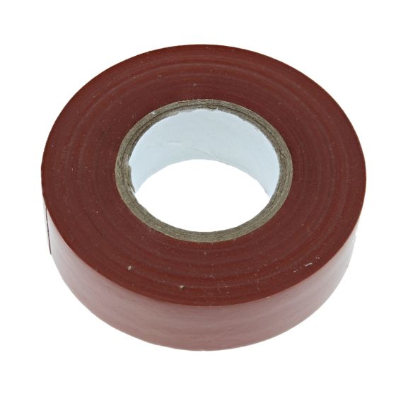 PVC Insulation Tape, Brown, 19mm x 20m Rolls