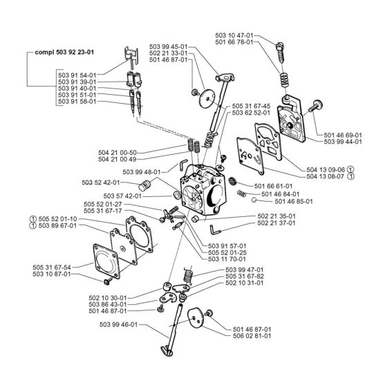 Carburettor for Husqvarna