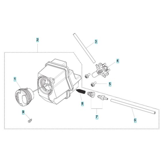 Oil Tank for Husqvarna 225i