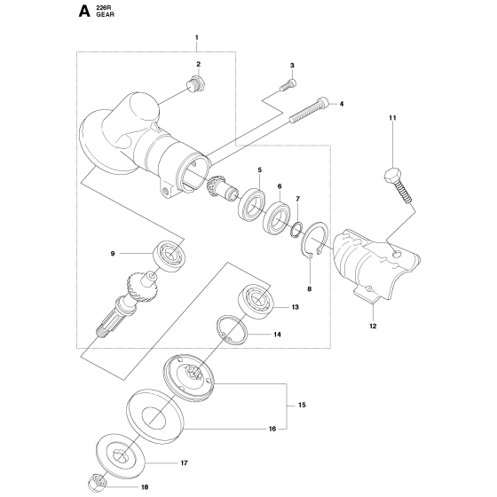 Bevel Gear Assembly for 2256R