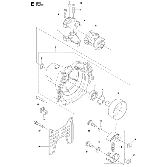 Clutch Assembly for Husqvarna 2256R