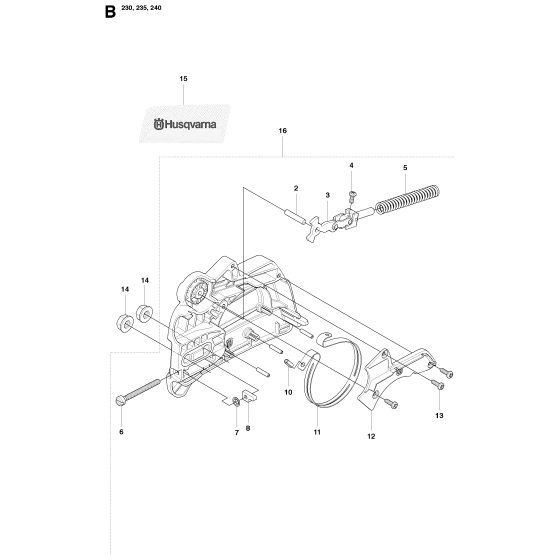 Chain Brake Assembly for Husqvarna 230 Chainsaw