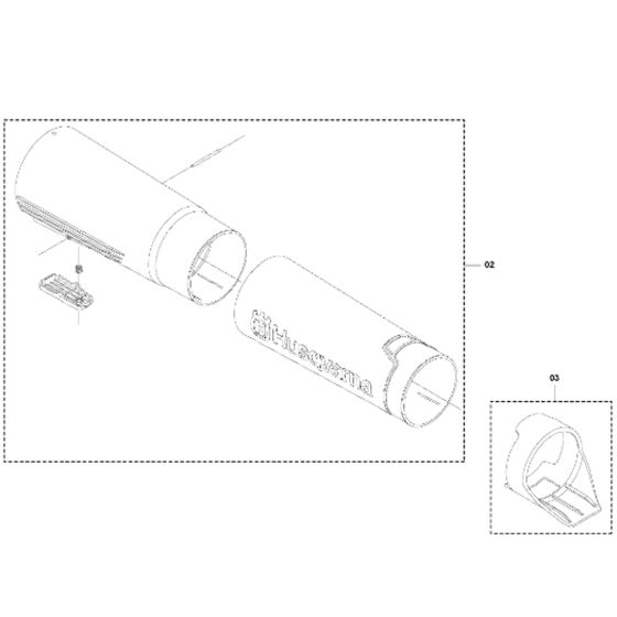 Tube Assembly for Husqvarna 230iB