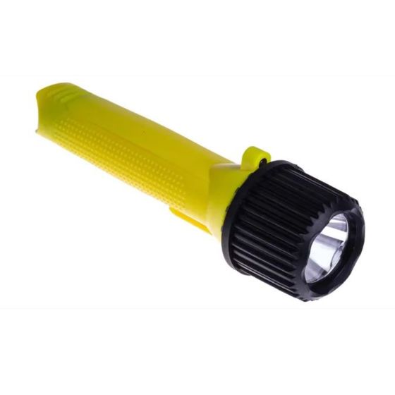 Intrinsically Safe ATEX LED Torch Yellow 133 lm, 174 mm