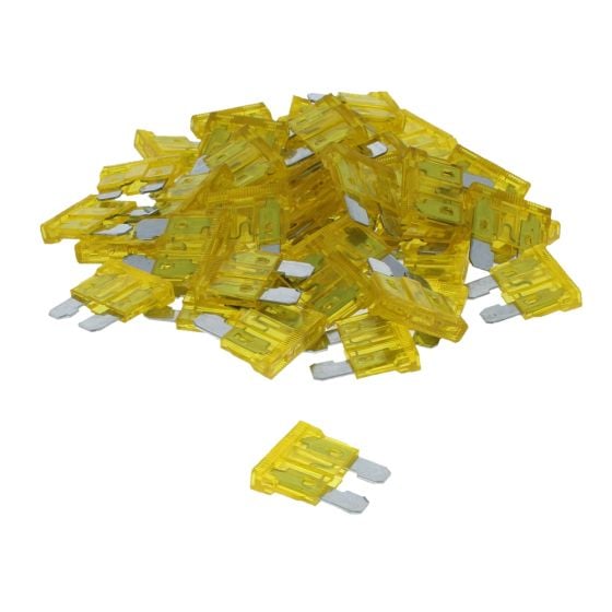 Standard Blade Fuse - Yellow 20 AMP (50 Pack)