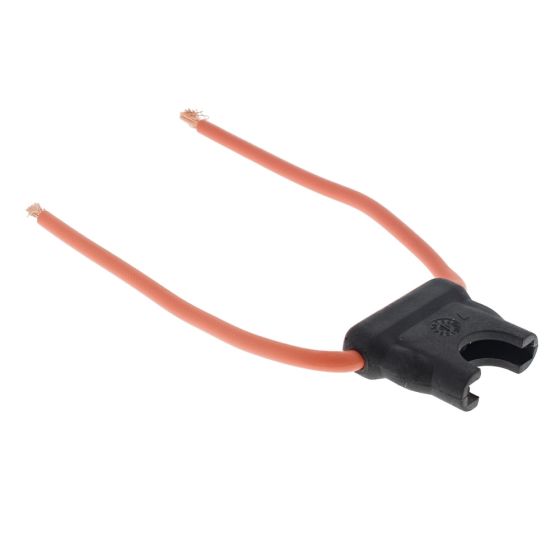 30 Amp Blade Fuse Holders w/ Orange Cables, Sold Individually