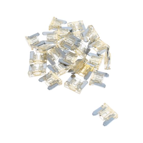 5 Amp Beige Low Profile Mini Blade Fuses (25 Pack)