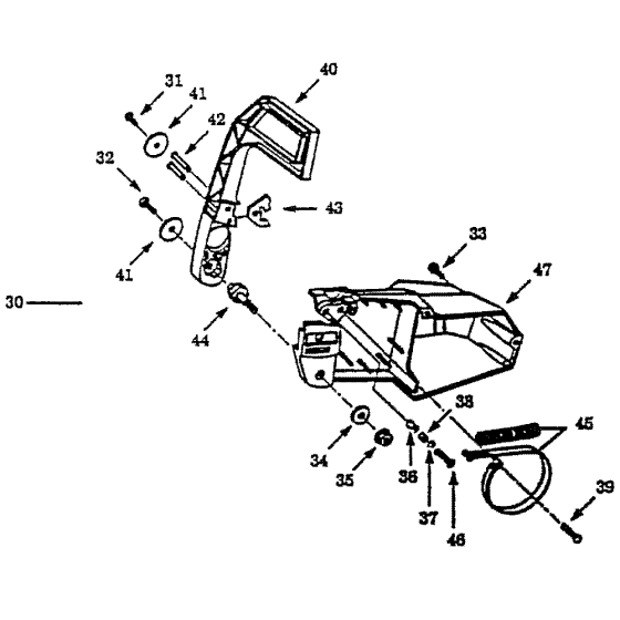 Chain Brake Assembly for Husqvarna 23 Compact Chainsaws