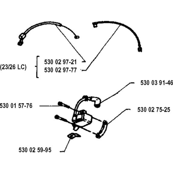 Ignition System for Husqvarna 23 L Trimmer/ Edgers