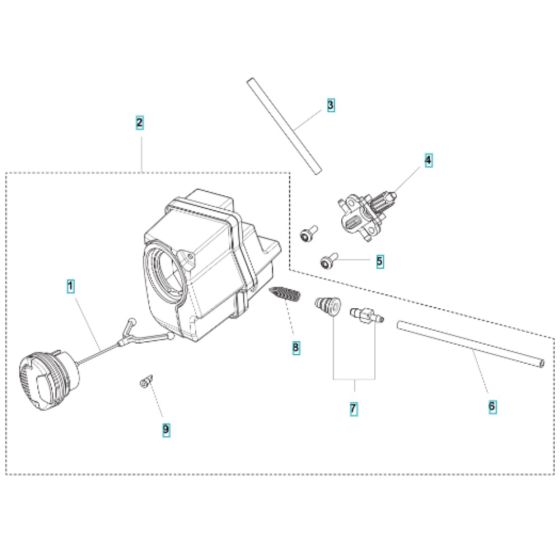 Oil Tank for Husqvarna 240i