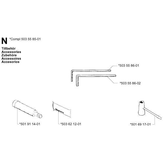 Accessories for Husqvarna 242 Chainsaws