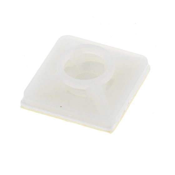 Self Adhesive Plastic Cable Tie Base, Up to 3.5mm, Pack of 50