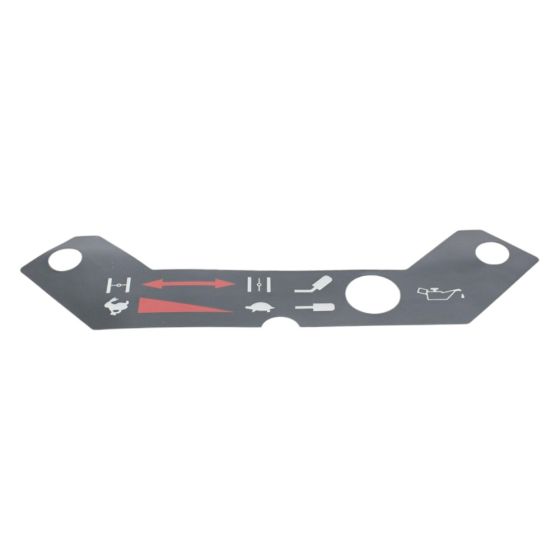 Control Panel Decal for Kohler CH740-3137 Toro, CH740-3213 Toro Engines - OEM No. 24 113 91-S