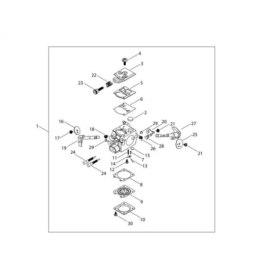 Carburettor for Shindaiwa 250TS