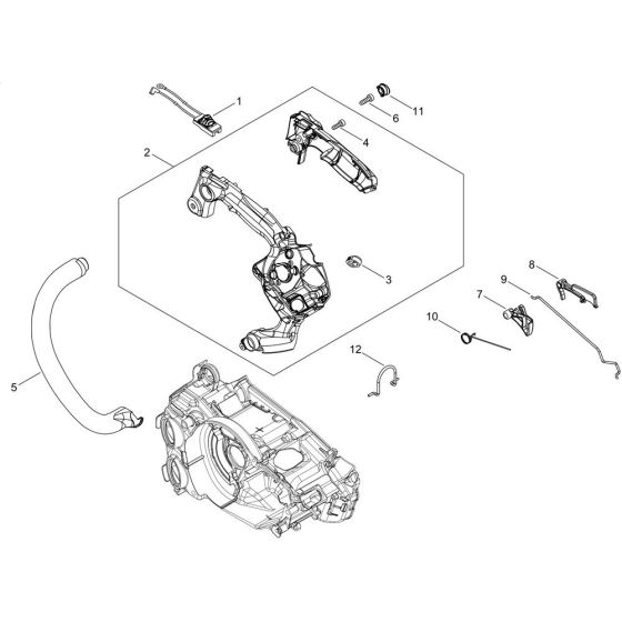 Handle for Shindaiwa 251TCS
