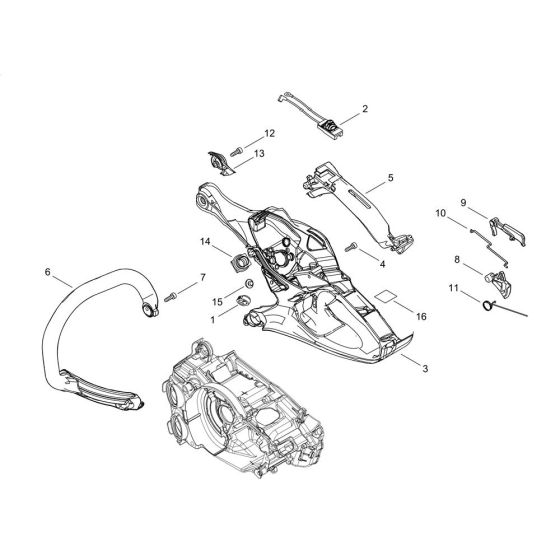 Handle for Shindaiwa 251WS