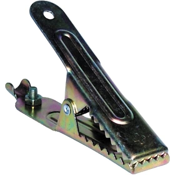 Crocodile Clips, Zinc Plated - Large 50 Amp, Sold Individually