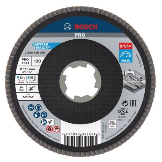 Bosch PRO X571 Flap Disc