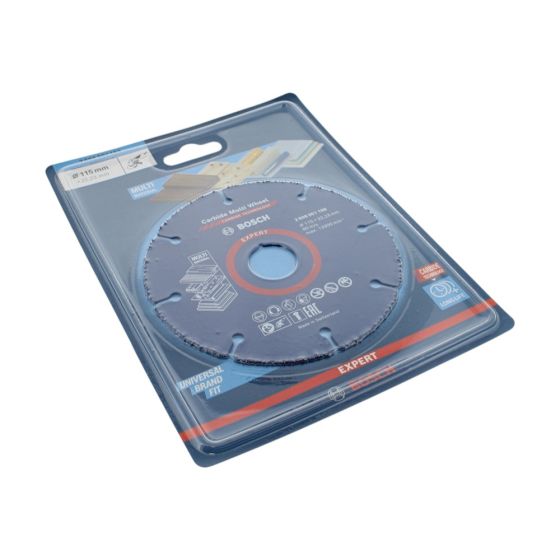 Bosch Expert 4 1/2" (115mm) Multi-Wheel for Wood, Metal, & Plastic - 1mm Thickness, 22.23mm Bore - OEM No. 2608901188