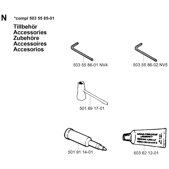 Accessories for Husqvarna 262xp Chainsaws