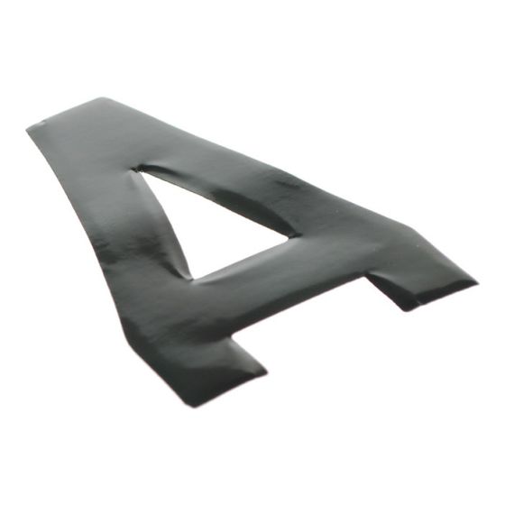 Self Adhesive 80mm Black Digit - Letter A