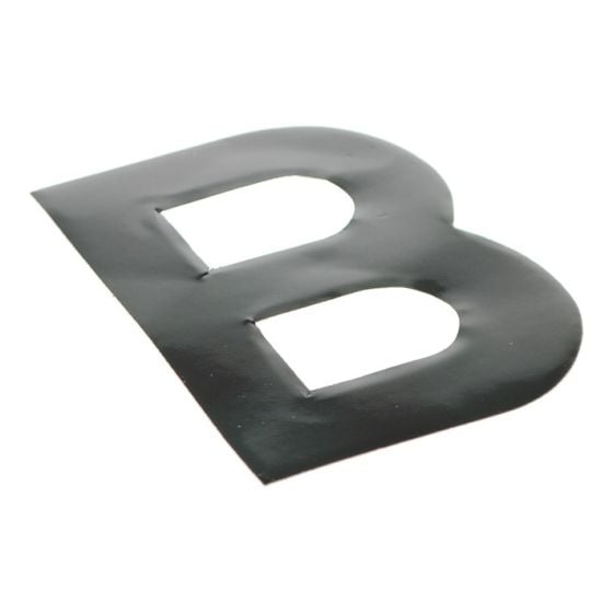 Self Adhesive 80mm Black Digit - Letter B