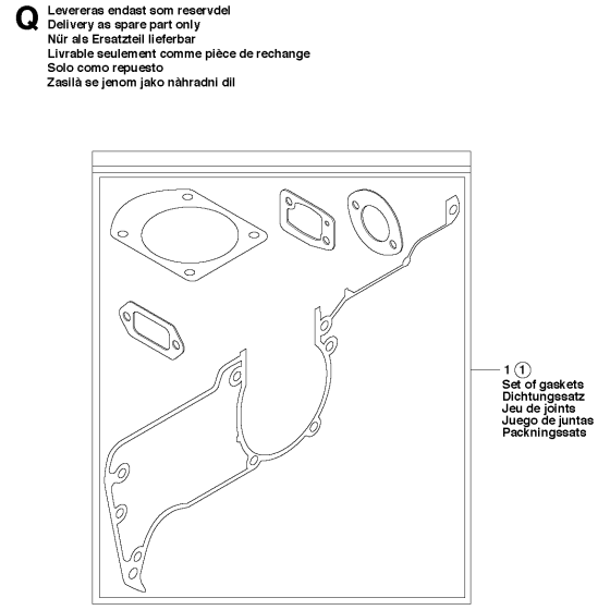 Gasket for Husqvarna 272xp