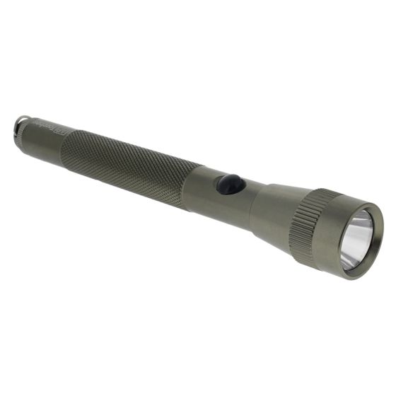 LED Aluminum Flashlight Security Torch (Includes 2x AA Batteries)
