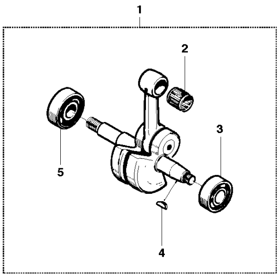 Crankshaft Assembly for Husqvarna 288xp Chainsaws