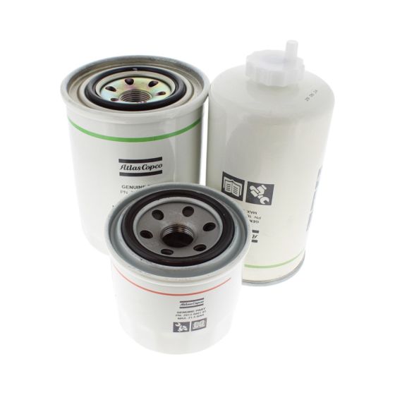 Service Kit (500hr) for Atlas Copco XAS88-7 Generator - OEM No. 2912-4484-04