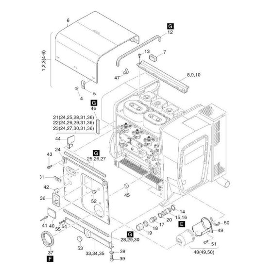 Capsule C/K -1 Assembly for Hatz 2L41C Diesel Engines