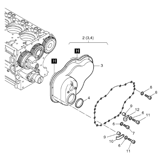 M11 Timing Cover Assembly
