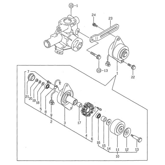 Generator Assembly for Yanmar