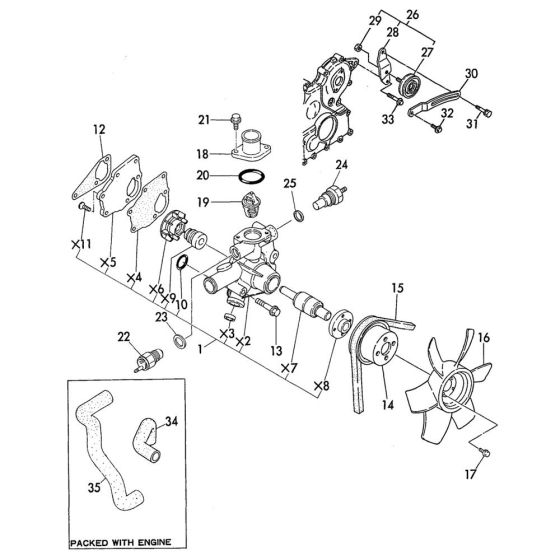 Cooling Water System Assembly