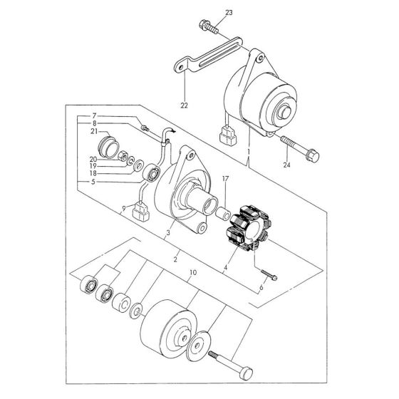 Generator Assembly for Yanmar