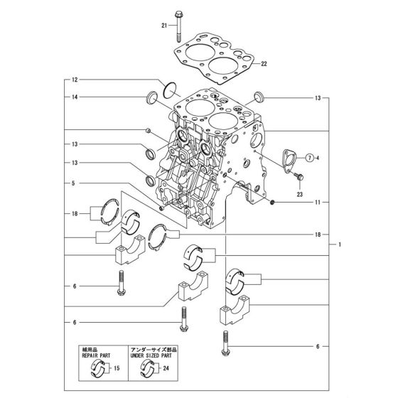 Cylinder Block Assembly