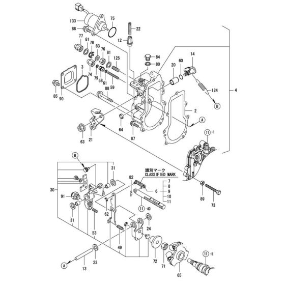 Governor Assembly for Yanmar