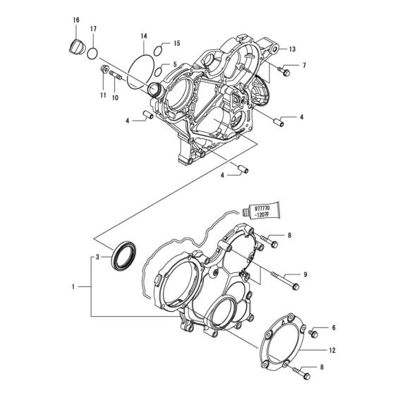 Gear Housing for Yanmar 2TNV66-DMC