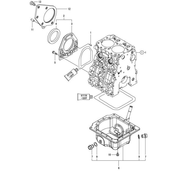 Oil Sump Assembly for Yanmar