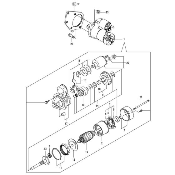 Starting Motor Assembly