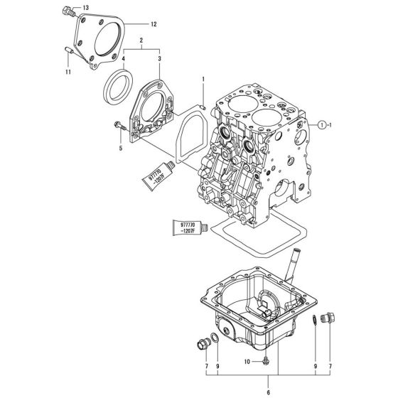 Oil Sump Assembly for Yanmar