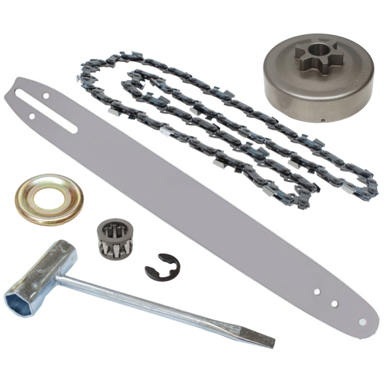 16" 3/8"P 1.3mm (.050") Chain, Bar and Sprocket Kit for Stihl MS180, MS200 Chainsaws - Non-Genuine